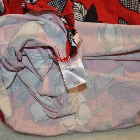 Alfred Dunner Red black white Floral Patterned blouse size L - Picture 13 of 13